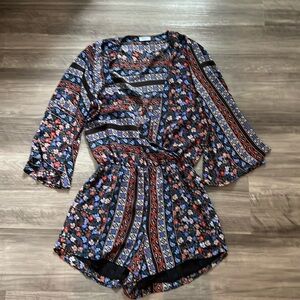 Abbeline printed romper